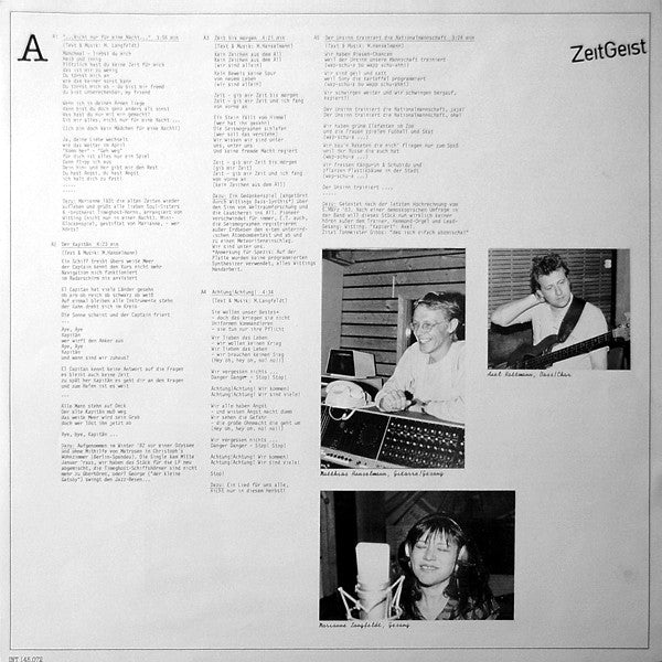 ZeitGeist (4) : Gib Mir Zeit! (LP, Album)