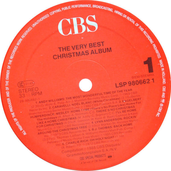 Various : The Very Best Christmas Album (2xLP, Comp)
