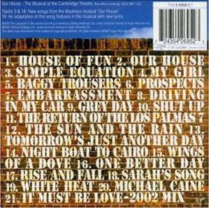 Madness : Our House (The Original Songs) (CD, Comp, RM)