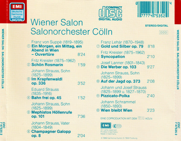 Das Salonorchester Cölln : Wiener Salon (CD, Album)