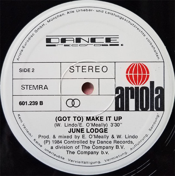 June Lodge : Kiss And Say Goodbye (12")