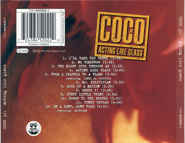 Coco Jr. : Acting Like Glass (CD, Album)