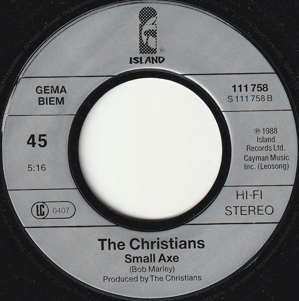 The Christians : Harvest For The World (7", Single)