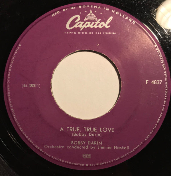 Bobby Darin : If A Man Answers / A True, True Love (7", Single)
