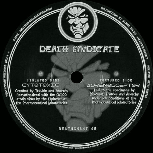Death Syndicate : Cytotoxic / Adrenosceptor (12")