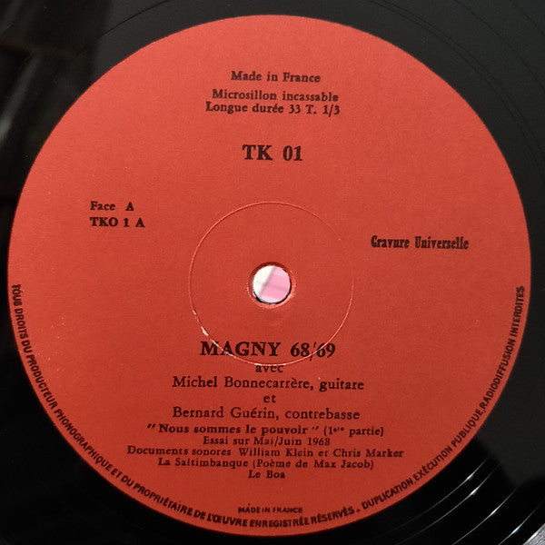 Colette Magny : Magny 68 (LP, Album, RE)