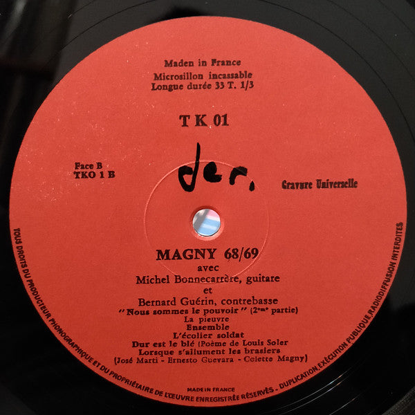 Colette Magny : Magny 68 (LP, Album, RE)