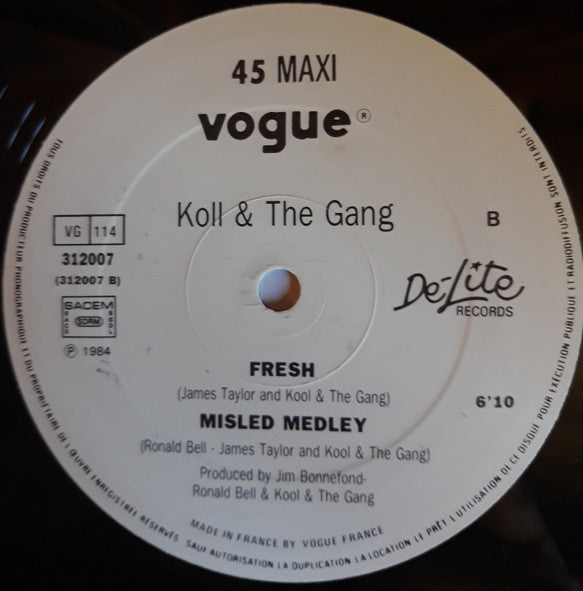 Kool And The Gang* : Cherish (12", Maxi)