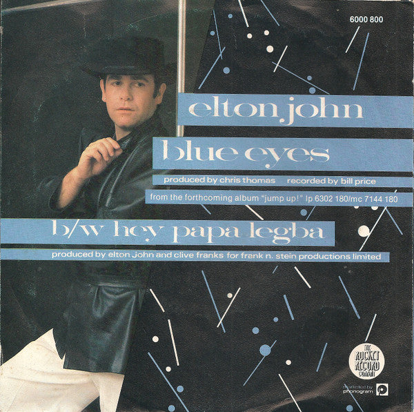 Elton John : Blue Eyes (7", Single)