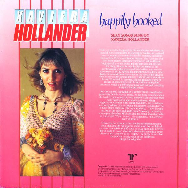 Xaviera Hollander : Happily Hooked (Sexy Songs Sung By Xaviera Hollander) (LP)