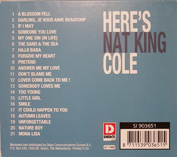 Nat King Cole : Here´s Nat King Cole (CD, Comp)
