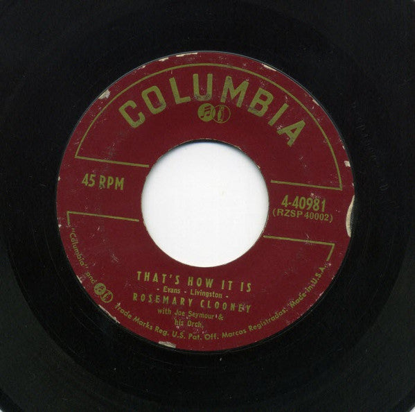 Rosemary Clooney : (You Can't Lose The Blues With) Colors / That's How It Is (7")