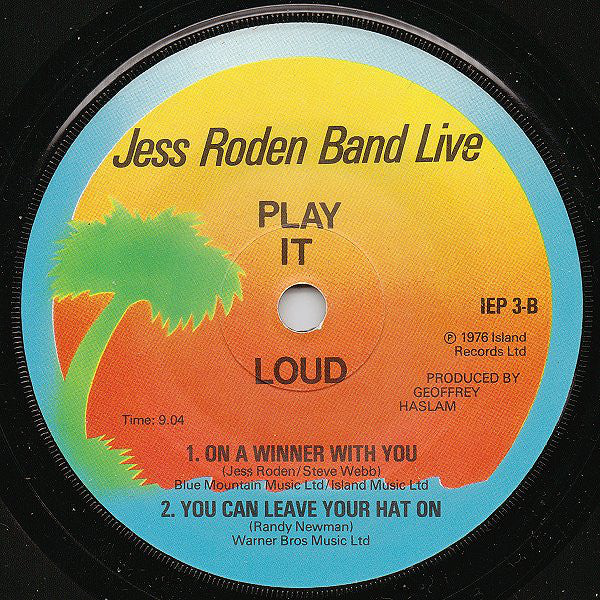 The Jess Roden Band : Live! (7", Single)
