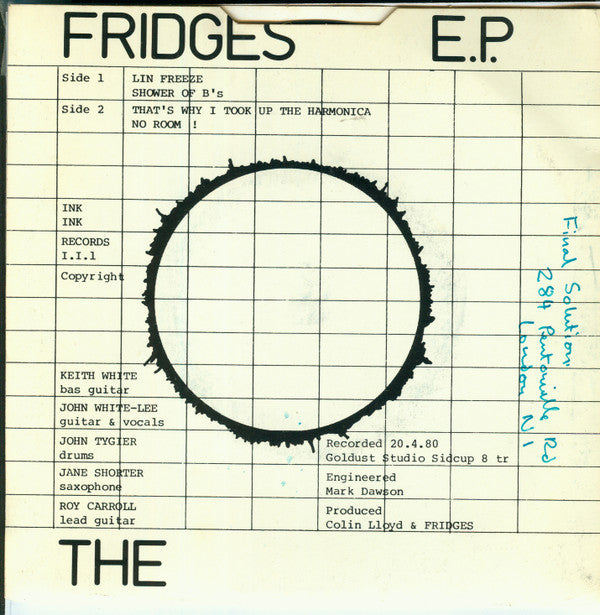 The Fridges : E.P. (7", EP)