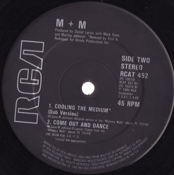 M + M : Cooling The Medium (12")