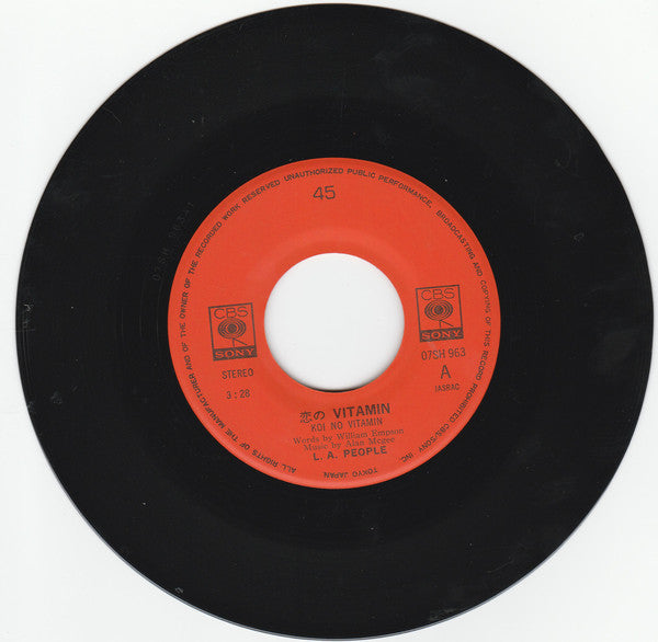 L.A. People : Koi No Vitamin = 恋のVitamin (7", Single)