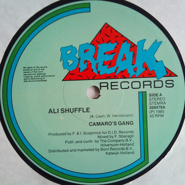 Camaro's Gang : Ali Shuffle (12")