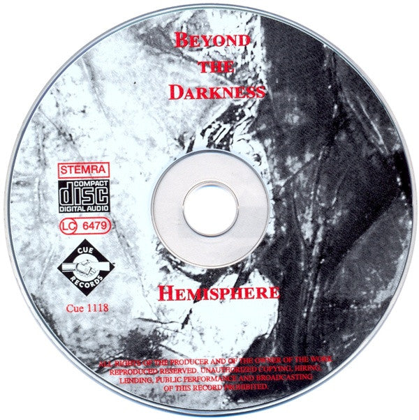 Hemisphere : Beyond The Darkness (CD, Album)