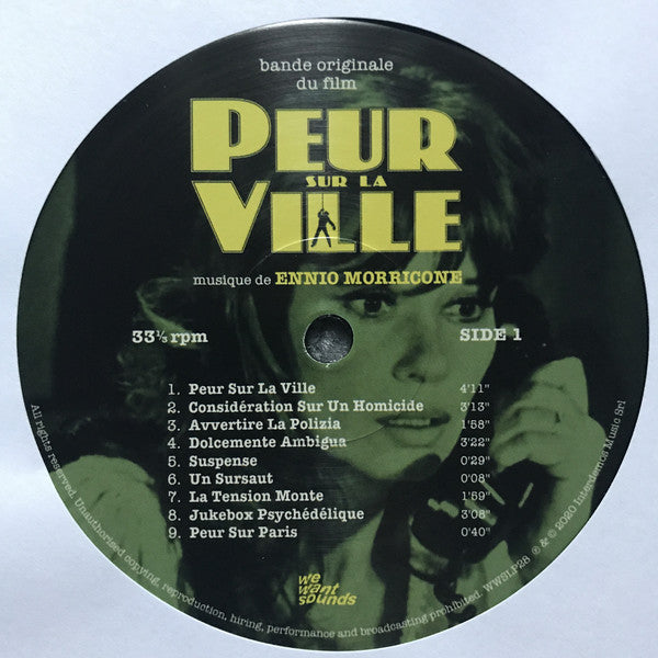 Ennio Morricone : Peur Sur La Ville (2xLP, Album, RSD, RE, RM, S/Edition)