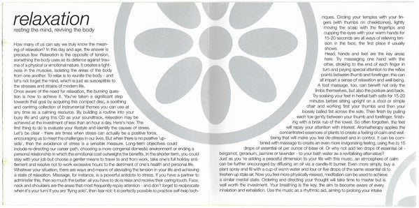 Janice Thorp, Paul Hornby-Battrick, John Pickles, Pete Wiltschinsky : Relaxation (Resting The Mind, Reviving The Body) (CD, Album)