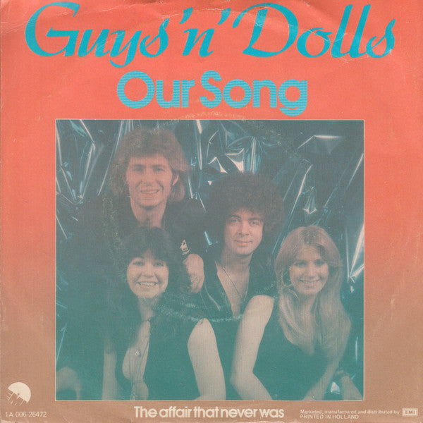 Guys 'n Dolls : Our Song (7", Single)