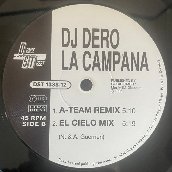 DJ Dero : La Campana (12")