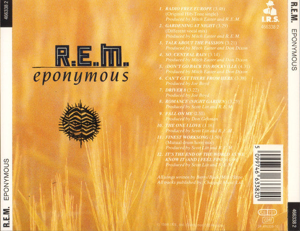 R.E.M. : Eponymous (CD, Comp, RE)