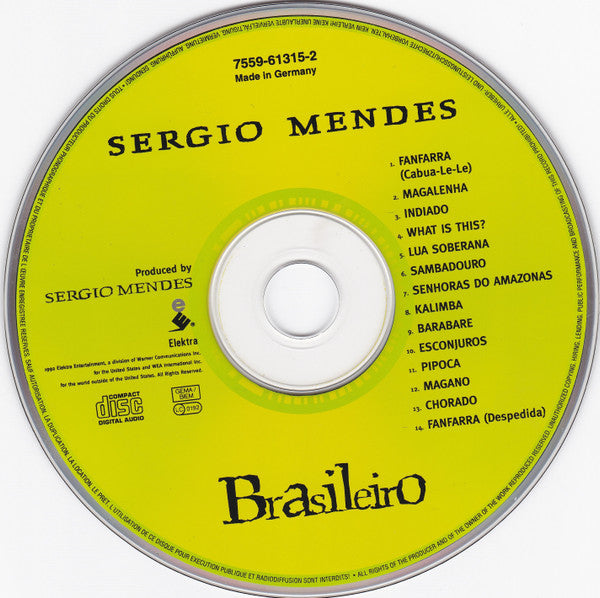 Sérgio Mendes : Brasileiro (CD, Album, RE, WE )