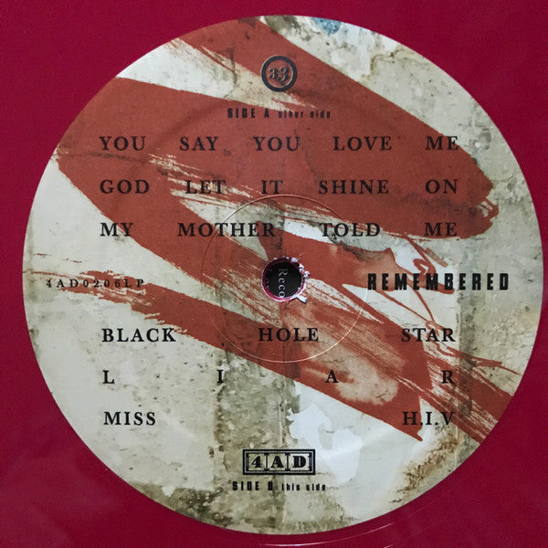 The Wolfgang Press : Unremembered Remembered (LP, MiniAlbum, RSD, Ltd, Red)