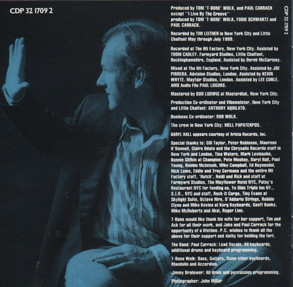 Paul Carrack : Groove Approved (CD, Album)