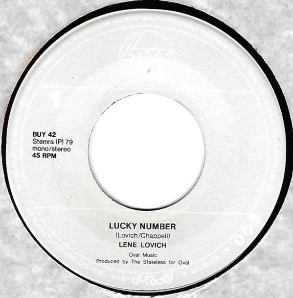 Lene Lovich : Lucky Number (7", Single)