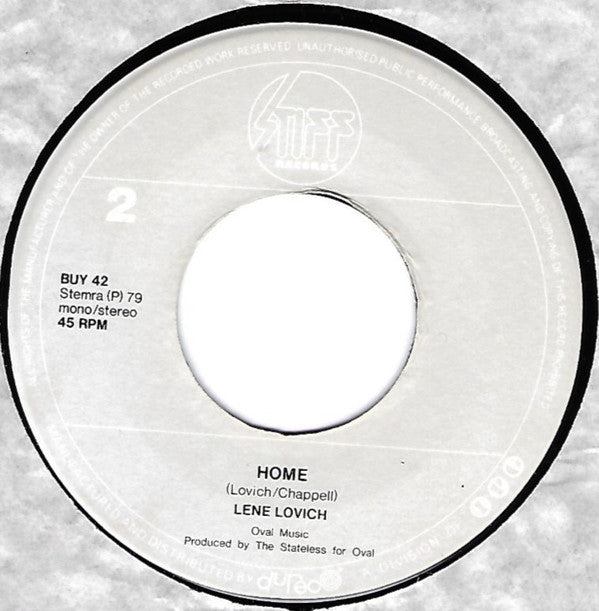 Lene Lovich : Lucky Number (7", Single)