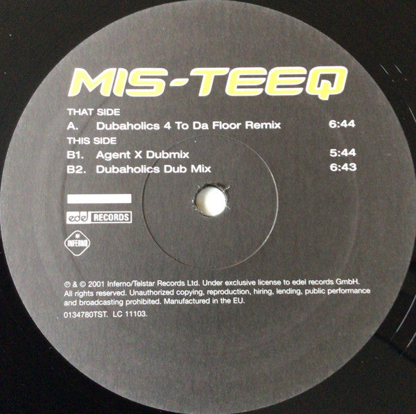 Mis-Teeq : One Night Stand (12")