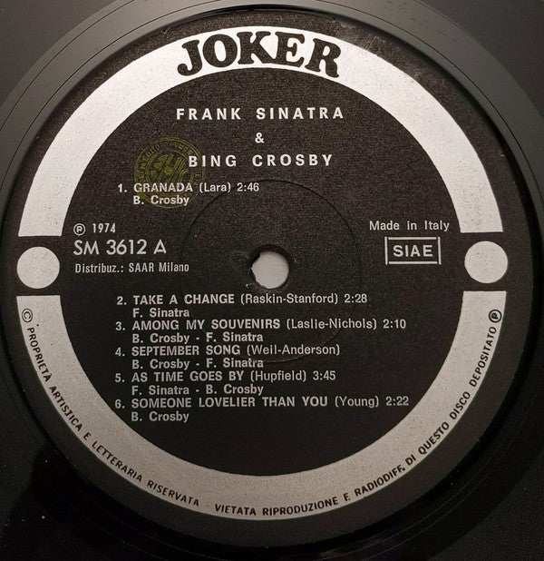 Frank Sinatra & Bing Crosby : Frank Sinatra & Bing Crosby (LP, Comp)