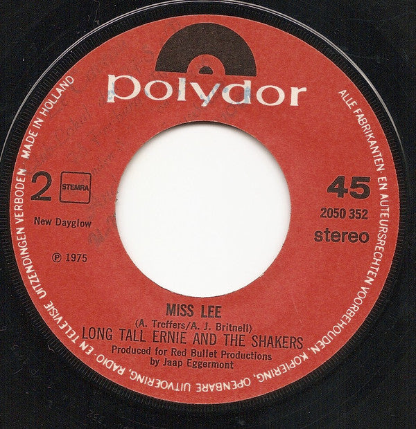 Long Tall Ernie And The Shakers : Get Yourself Together (7", Single)