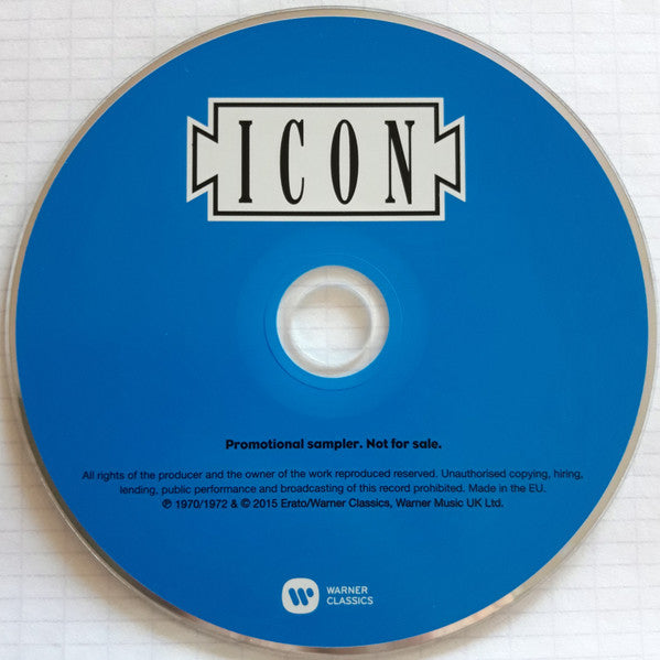 Elly Ameling, Franz Schubert : Icon - A Homage To The Geatest Recording Artists Of The Recent Past (CD, Album, Comp, Promo, RE, RM, Smplr)