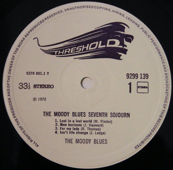 The Moody Blues : Seventh Sojourn (LP, Album, Gat)