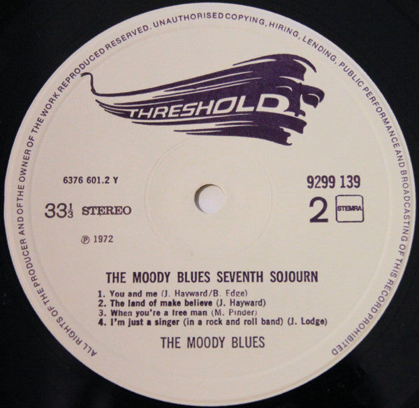 The Moody Blues : Seventh Sojourn (LP, Album, Gat)