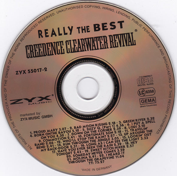 Creedence Clearwater Revival : Really The Best (CD, Comp, Gol)