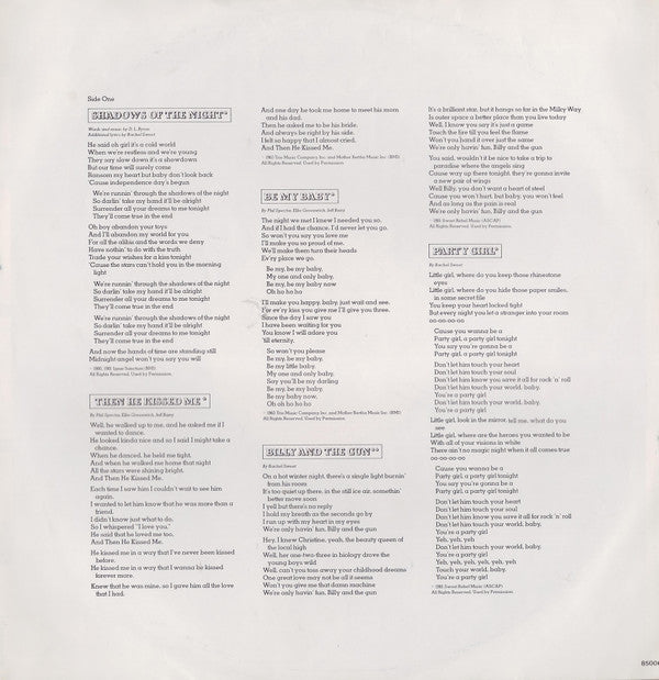 Rachel Sweet : ...And Then He Kissed Me (LP, Album)