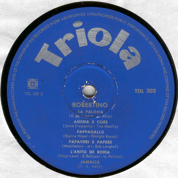 Robertino Loretti : Robertino (LP, Album)