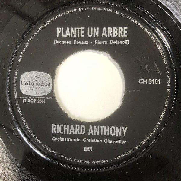 Richard Anthony (2) : Aranjuez, Mon Amour / Plante Un Arbre (7", Single)