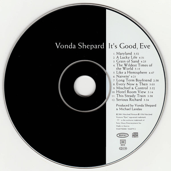 Vonda Shepard : It's Good, Eve (CD, Album)