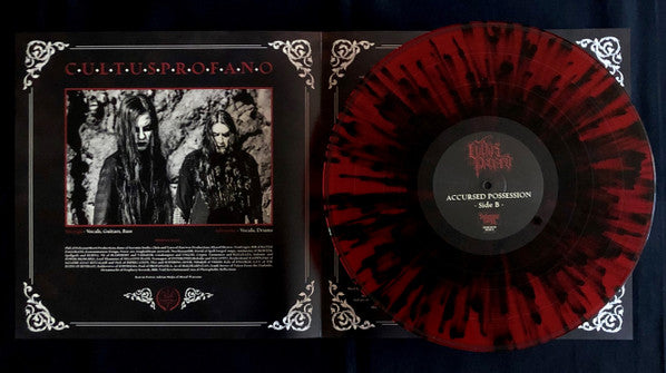 Cultus Profano : Accursed Possession (LP, Album, Num, S/Edition, Red)