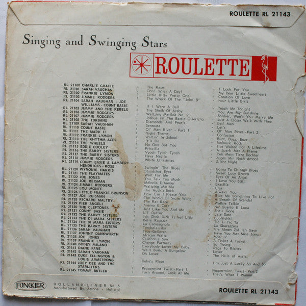 Louis Armstrong & Duke Ellington : Duke's Place (7", Single, Mul)