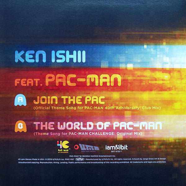 Ken Ishii Feat. Pac-Man (2) : Join The Pac (7", RSD, Single, Ltd)