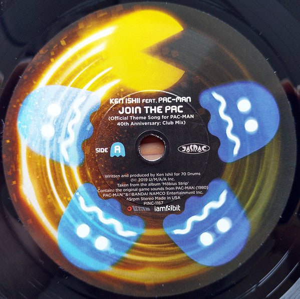 Ken Ishii Feat. Pac-Man (2) : Join The Pac (7", RSD, Single, Ltd)