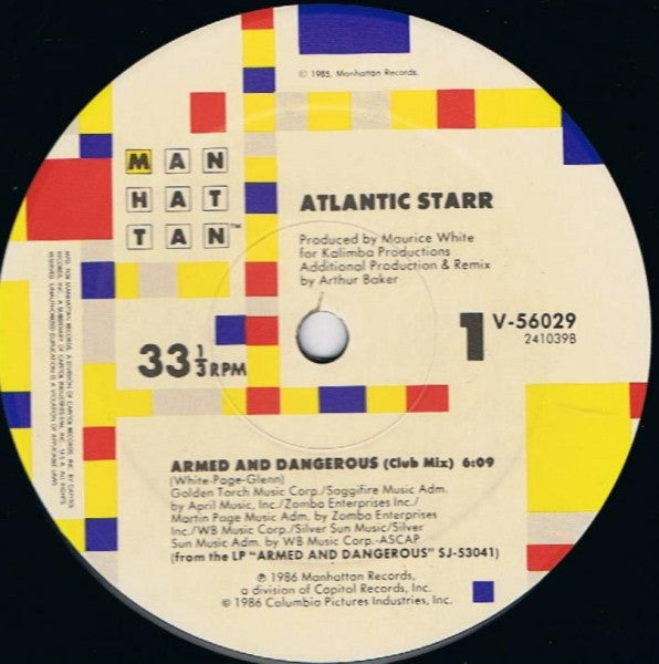 Atlantic Starr : Armed And Dangerous (12")