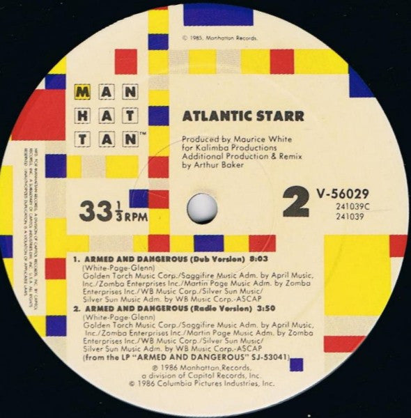 Atlantic Starr : Armed And Dangerous (12")