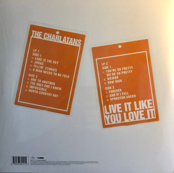 The Charlatans : Live It Like You Love It (2xLP, Album, RSD, Comp, RE, Ora)